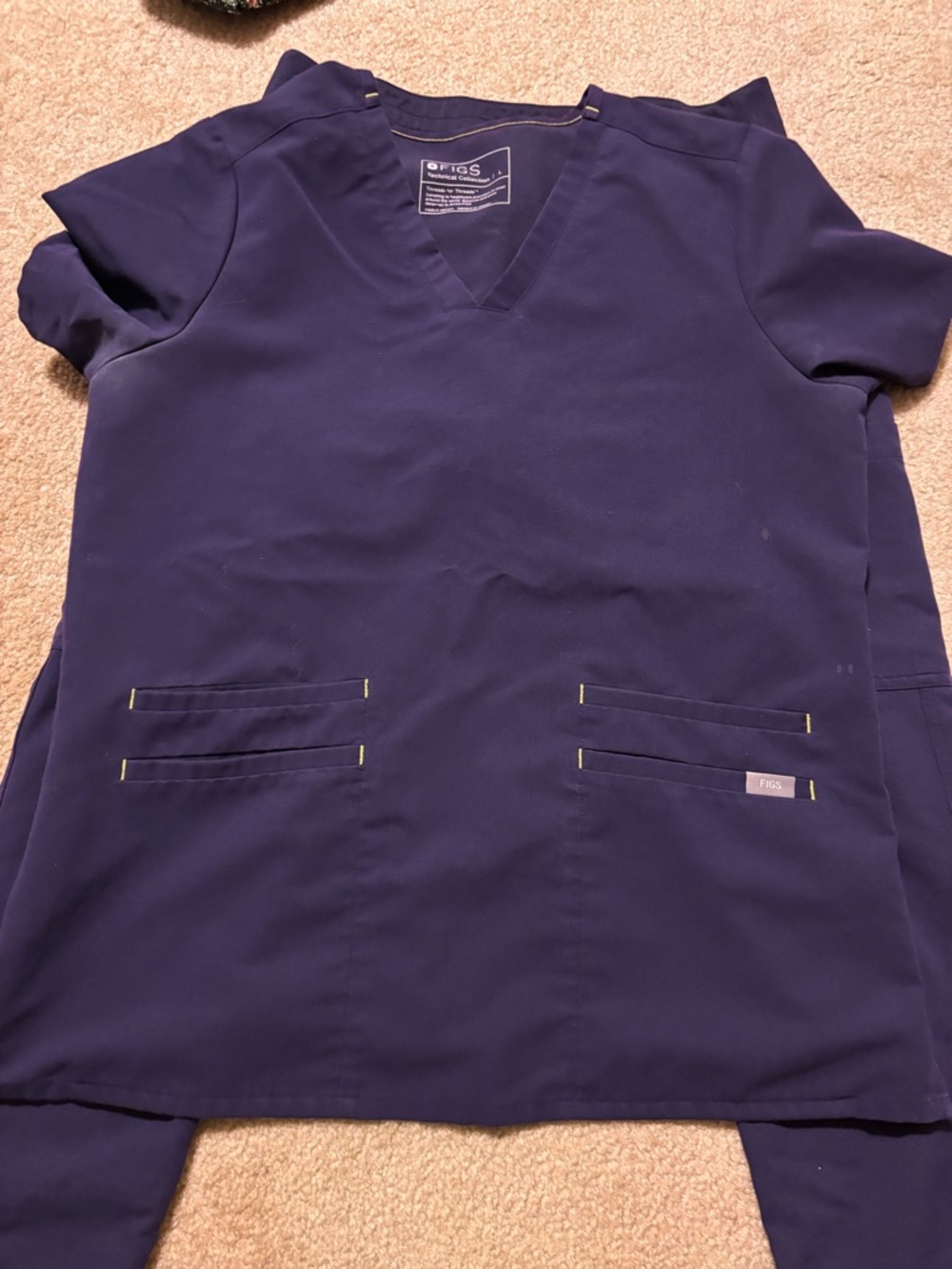 Figs Purple Scrub Set - Picture 3 of 5